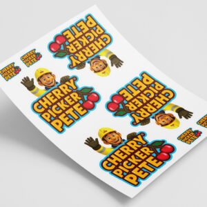 Cherry Town Team Large Stickers